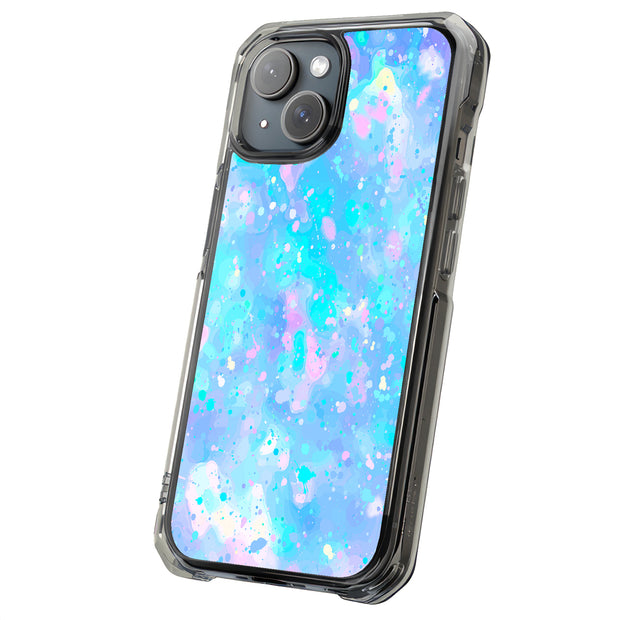 Watercolor Rain Tough Cases For Apple iPhone (17, 16, 15, 14, 13, 12, 11, X, SE, 8, 7/ Air, Plus, Pro, Max, Mini, XR, XS), Print in USA