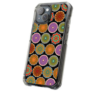 Mandala Art Tough Cases For Apple iPhone (17, 16, 15, 14, 13, 12, 11, X, SE, 8, 7/ Air, Plus, Pro, Max, Mini, XR, XS), Print in USA