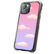 Pink Clouds Tough Cases For Apple iPhone (17, 16, 15, 14, 13, 12, 11, X, SE, 8, 7/ Air, Plus, Pro, Max, Mini, XR, XS), Print in USA