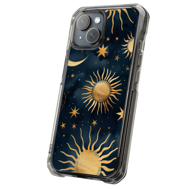 Star Dark Blue Tough Cases For Apple iPhone (17, 16, 15, 14, 13, 12, 11, X, SE, 8, 7/ Air, Plus, Pro, Max, Mini, XR, XS), Print in USA