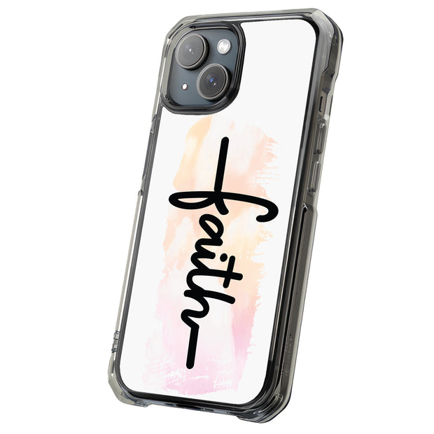 Faith Cross Tough Cases For Apple iPhone (17, 16, 15, 14, 13, 12, 11, X, SE, 8, 7/ Air, Plus, Pro, Max, Mini, XR, XS), Print in USA