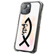 Faith Fish Tough Cases For Apple iPhone (17, 16, 15, 14, 13, 12, 11, X, SE, 8, 7/ Air, Plus, Pro, Max, Mini, XR, XS), Print in USA