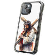 Jesus Cross 2 Tough Cases For Apple iPhone (17, 16, 15, 14, 13, 12, 11, X, SE, 8, 7/ Air, Plus, Pro, Max, Mini, XR, XS), Print in USA