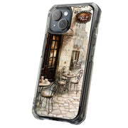 Parisian Café 1 Tough Cases For Apple iPhone (17, 16, 15, 14, 13, 12, 11, X, SE, 8, 7/ Air, Plus, Pro, Max, Mini, XR, XS), Print in USA