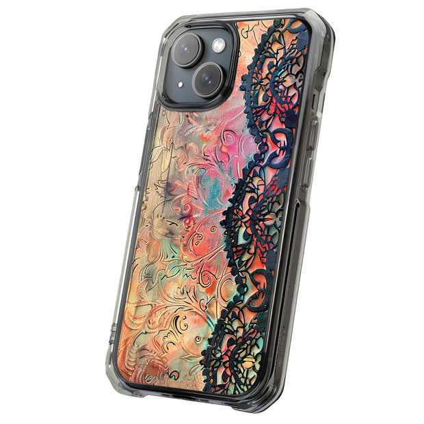 Gothic Lace 1 Tough Cases For Apple iPhone (17, 16, 15, 14, 13, 12, 11, X, SE, 8, 7/ Air, Plus, Pro, Max, Mini, XR, XS), Print in USA