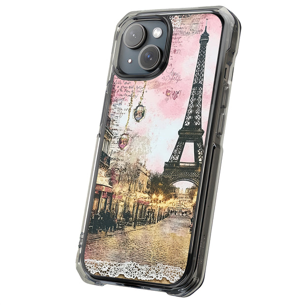 Paris Love 1 Tough Cases For Apple iPhone (17, 16, 15, 14, 13, 12, 11, X, SE, 8, 7/ Air, Plus, Pro, Max, Mini, XR, XS), Print in USA