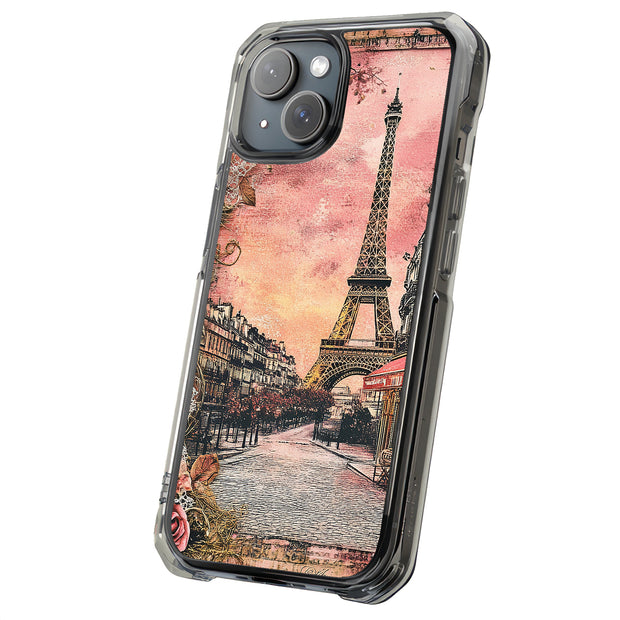 Paris Love 3 Tough Cases For Apple iPhone (17, 16, 15, 14, 13, 12, 11, X, SE, 8, 7/ Air, Plus, Pro, Max, Mini, XR, XS), Print in USA