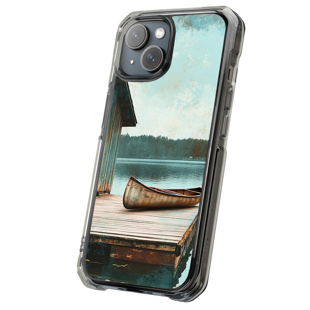 Old Boathouse 1 Tough Cases For Apple iPhone (17, 16, 15, 14, 13, 12, 11, X, SE, 8, 7/ Air, Plus, Pro, Max, Mini, XR, XS), Print in USA
