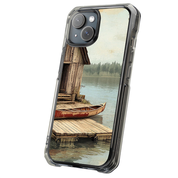 Old Boathouse 2 Tough Cases For Apple iPhone (17, 16, 15, 14, 13, 12, 11, X, SE, 8, 7/ Air, Plus, Pro, Max, Mini, XR, XS), Print in USA