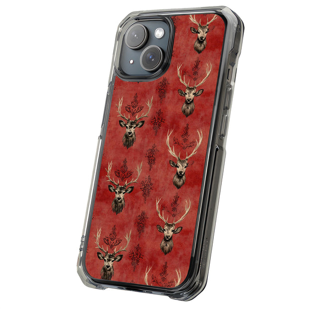 Snow Deer 2 Tough Cases For Apple iPhone (17, 16, 15, 14, 13, 12, 11, X, SE, 8, 7/ Air, Plus, Pro, Max, Mini, XR, XS), Print in USA