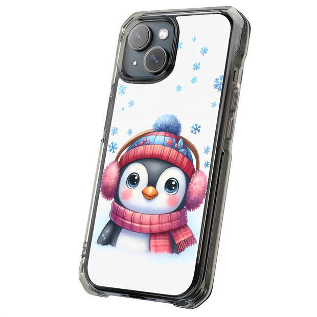 Kawaii Penguin Tough Cases For Apple iPhone (17, 16, 15, 14, 13, 12, 11, X, SE, 8, 7/ Air, Plus, Pro, Max, Mini, XR, XS), Print in USA