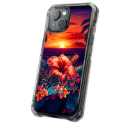 Aloha Sunset Tough Cases For Apple iPhone (17, 16, 15, 14, 13, 12, 11, X, SE, 8, 7/ Air, Plus, Pro, Max, Mini, XR, XS), Print in USA