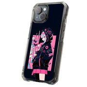 Pink Anime Girl Tough Cases For Apple iPhone (17, 16, 15, 14, 13, 12, 11, X, SE, 8, 7/ Air, Plus, Pro, Max, Mini, XR, XS), Print in USA