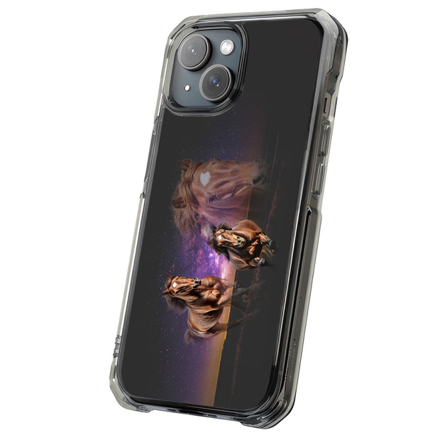 Wild Horse 2 Tough Cases For Apple iPhone (17, 16, 15, 14, 13, 12, 11, X, SE, 8, 7/ Air, Plus, Pro, Max, Mini, XR, XS), Print in USA