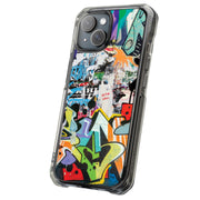 Street Graffiti Tough Cases For Apple iPhone (17, 16, 15, 14, 13, 12, 11, X, SE, 8, 7/ Air, Plus, Pro, Max, Mini, XR, XS), Print in USA