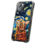 Cat Night 3 Tough Cases For Apple iPhone (17, 16, 15, 14, 13, 12, 11, X, SE, 8, 7/ Air, Plus, Pro, Max, Mini, XR, XS), Print in USA