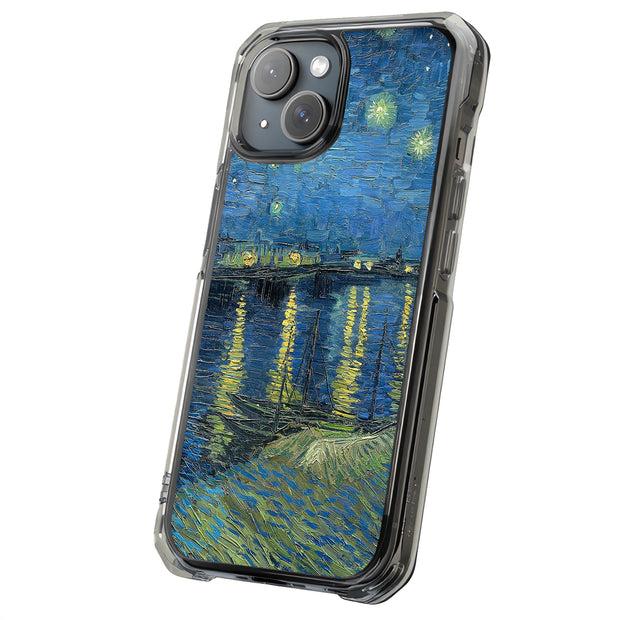 Starry Night 1 Tough Cases For Apple iPhone (17, 16, 15, 14, 13, 12, 11, X, SE, 8, 7/ Air, Plus, Pro, Max, Mini, XR, XS), Print in USA