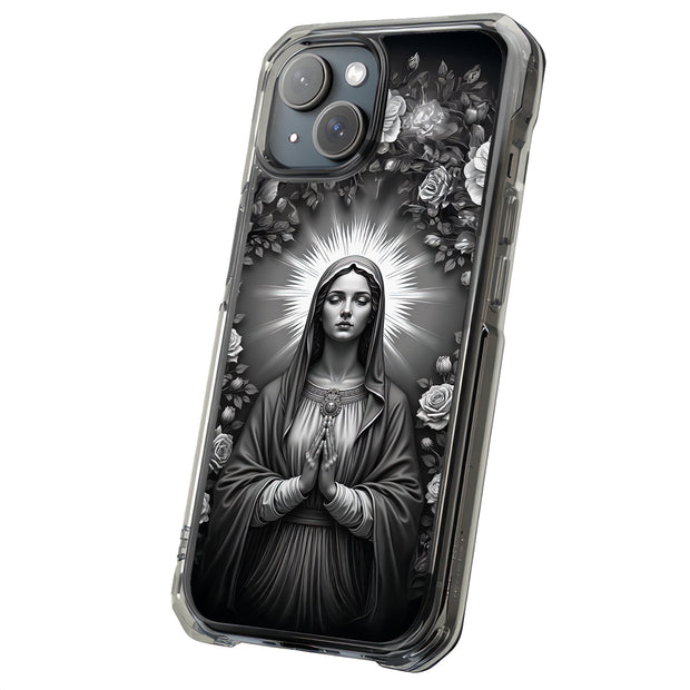 Virgin Mary 4 Tough Cases For Apple iPhone (17, 16, 15, 14, 13, 12, 11, X, SE, 8, 7/ Air, Plus, Pro, Max, Mini, XR, XS), Print in USA