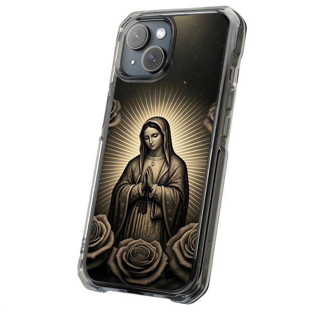 Virgin Mary 5 Tough Cases For Apple iPhone (17, 16, 15, 14, 13, 12, 11, X, SE, 8, 7/ Air, Plus, Pro, Max, Mini, XR, XS), Print in USA