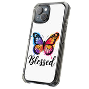 Butterfly Bless Tough Cases For Apple iPhone (17, 16, 15, 14, 13, 12, 11, X, SE, 8, 7/ Air, Plus, Pro, Max, Mini, XR, XS), Print in USA