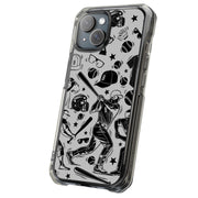 Baseball Icons Tough Cases For Apple iPhone (17, 16, 15, 14, 13, 12, 11, X, SE, 8, 7/ Air, Plus, Pro, Max, Mini, XR, XS), Print in USA