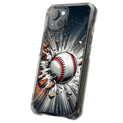 Baseball Smash Tough Cases For Apple iPhone (17, 16, 15, 14, 13, 12, 11, X, SE, 8, 7/ Air, Plus, Pro, Max, Mini, XR, XS), Print in USA