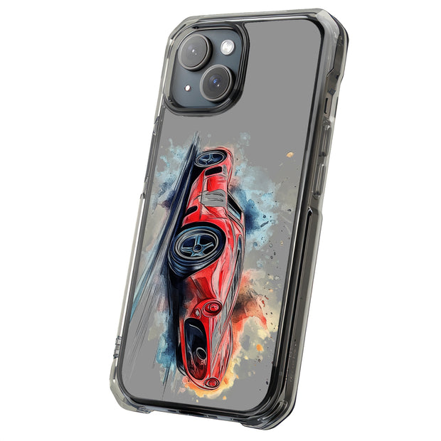 Old Race Car 1 Tough Cases For Apple iPhone (17, 16, 15, 14, 13, 12, 11, X, SE, 8, 7/ Air, Plus, Pro, Max, Mini, XR, XS), Print in USA