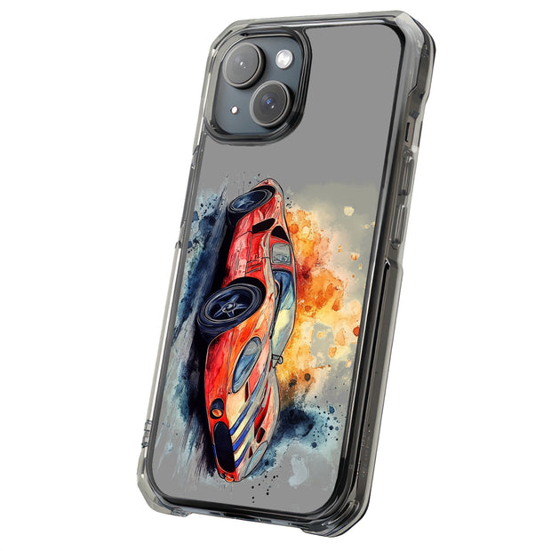 Old Race Car 2 Tough Cases For Apple iPhone (17, 16, 15, 14, 13, 12, 11, X, SE, 8, 7/ Air, Plus, Pro, Max, Mini, XR, XS), Print in USA