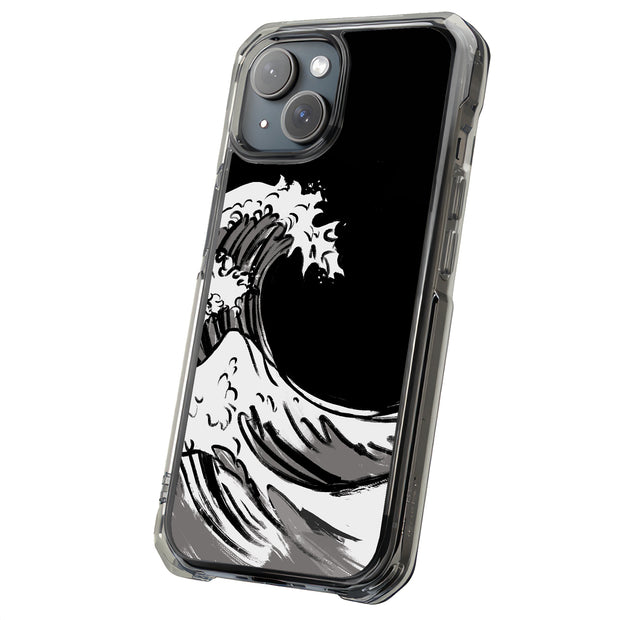 Japanese Waves Tough Cases For Apple iPhone (17, 16, 15, 14, 13, 12, 11, X, SE, 8, 7/ Air, Plus, Pro, Max, Mini, XR, XS), Print in USA