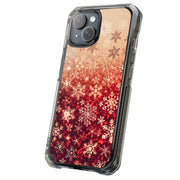 Xmas Snowflake 2 Tough Cases For Apple iPhone (17, 16, 15, 14, 13, 12, 11, X, SE, 8, 7/ Air, Plus, Pro, Max, Mini, XR, XS), Print in USA