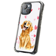 Golden Retriever Tough Cases For Apple iPhone (17, 16, 15, 14, 13, 12, 11, X, SE, 8, 7/ Air, Plus, Pro, Max, Mini, XR, XS), Print in USA