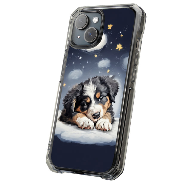 Sleep Dog Dream Tough Cases For Apple iPhone (17, 16, 15, 14, 13, 12, 11, X, SE, 8, 7/ Air, Plus, Pro, Max, Mini, XR, XS), Print in USA