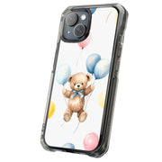 Bear Balloons Tough Cases For Apple iPhone (17, 16, 15, 14, 13, 12, 11, X, SE, 8, 7/ Air, Plus, Pro, Max, Mini, XR, XS), Print in USA