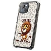 Coffee My Force Tough Cases For Apple iPhone (17, 16, 15, 14, 13, 12, 11, X, SE, 8, 7/ Air, Plus, Pro, Max, Mini, XR, XS), Print in USA