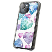 Heart Diamond 1 Tough Cases For Apple iPhone (17, 16, 15, 14, 13, 12, 11, X, SE, 8, 7/ Air, Plus, Pro, Max, Mini, XR, XS), Print in USA