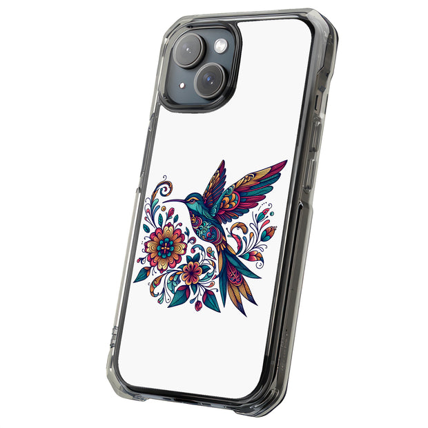 Hummingbird 2 Tough Cases For Apple iPhone (17, 16, 15, 14, 13, 12, 11, X, SE, 8, 7/ Air, Plus, Pro, Max, Mini, XR, XS), Print in USA