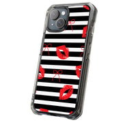 Valentines Lips Tough Cases For Apple iPhone (17, 16, 15, 14, 13, 12, 11, X, SE, 8, 7/ Air, Plus, Pro, Max, Mini, XR, XS), Print in USA