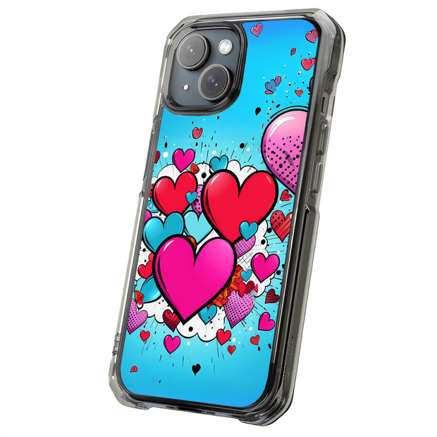 Valentine Pop 4 Tough Cases For Apple iPhone (17, 16, 15, 14, 13, 12, 11, X, SE, 8, 7/ Air, Plus, Pro, Max, Mini, XR, XS), Print in USA