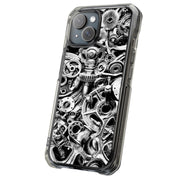 Racing Engine 3 Tough Cases For Apple iPhone (17, 16, 15, 14, 13, 12, 11, X, SE, 8, 7/ Air, Plus, Pro, Max, Mini, XR, XS), Print in USA
