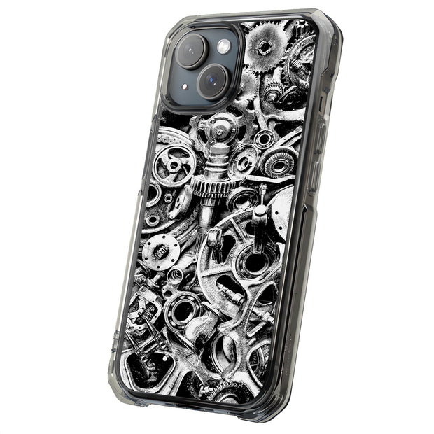 Racing Engine 3 Tough Cases For Apple iPhone (17, 16, 15, 14, 13, 12, 11, X, SE, 8, 7/ Air, Plus, Pro, Max, Mini, XR, XS), Print in USA