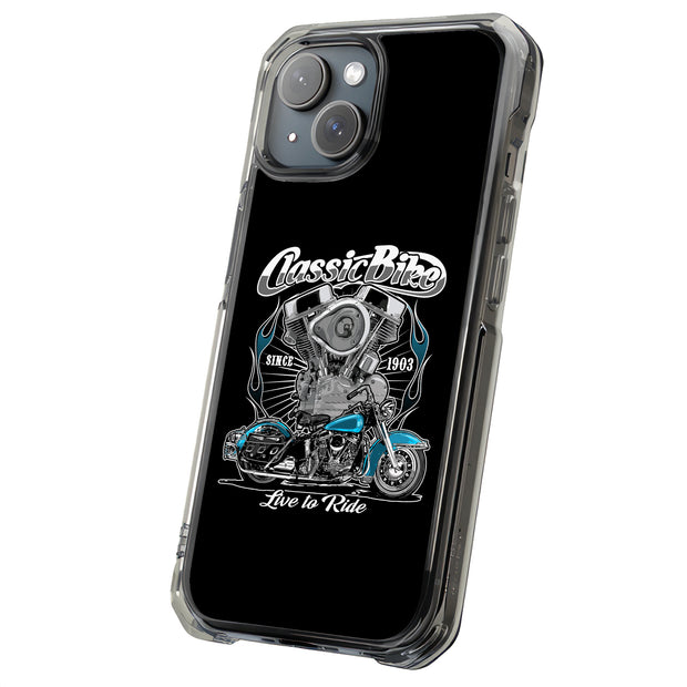 Old Motorbike 1 Tough Cases For Apple iPhone (17, 16, 15, 14, 13, 12, 11, X, SE, 8, 7/ Air, Plus, Pro, Max, Mini, XR, XS), Print in USA