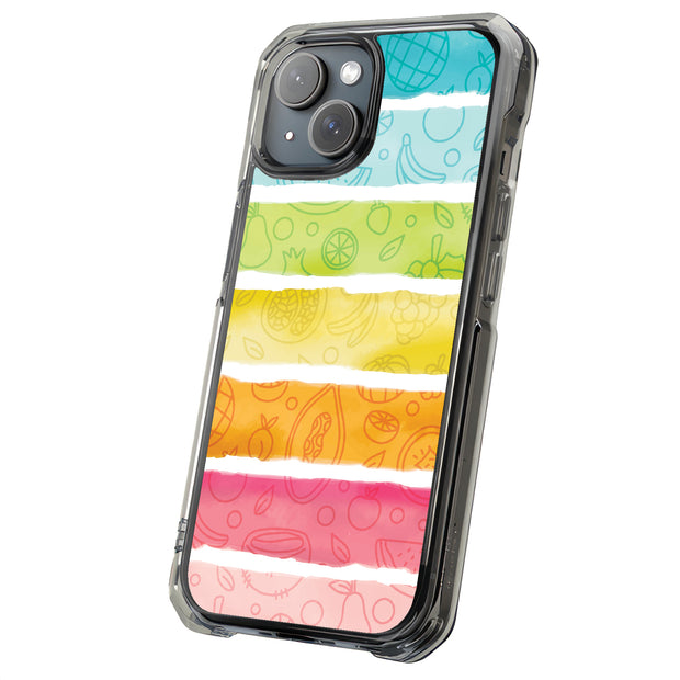 Color Fruit Tough Cases For Apple iPhone (17, 16, 15, 14, 13, 12, 11, X, SE, 8, 7/ Air, Plus, Pro, Max, Mini, XR, XS), Print in USA