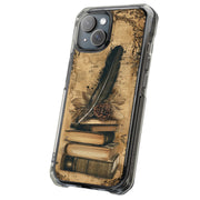 Vintage Paper B Tough Cases For Apple iPhone (17, 16, 15, 14, 13, 12, 11, X, SE, 8, 7/ Air, Plus, Pro, Max, Mini, XR, XS), Print in USA