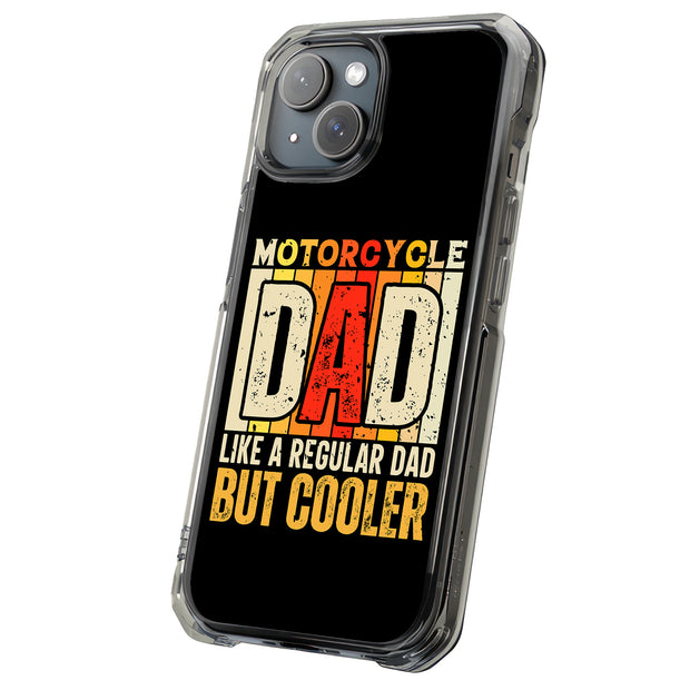 Motorcycle Dad Tough Cases For Apple iPhone (17, 16, 15, 14, 13, 12, 11, X, SE, 8, 7/ Air, Plus, Pro, Max, Mini, XR, XS), Print in USA