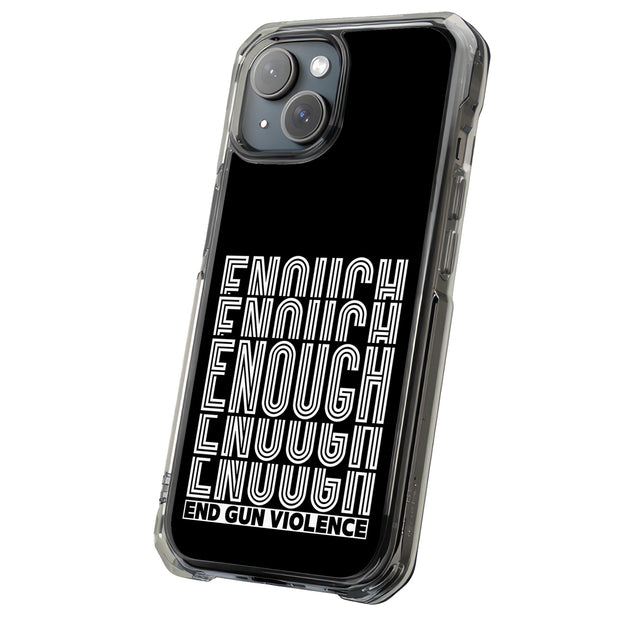 End Gun Violence Tough Cases For Apple iPhone (17, 16, 15, 14, 13, 12, 11, X, SE, 8, 7/ Air, Plus, Pro, Max, Mini, XR, XS), Print in USA