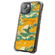 Japanese Wave 5 Tough Cases For Apple iPhone (17, 16, 15, 14, 13, 12, 11, X, SE, 8, 7/ Air, Plus, Pro, Max, Mini, XR, XS), Print in USA