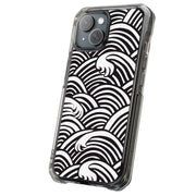 Japanese Wave 7 Tough Cases For Apple iPhone (17, 16, 15, 14, 13, 12, 11, X, SE, 8, 7/ Air, Plus, Pro, Max, Mini, XR, XS), Print in USA