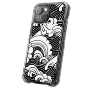 Japanese Wave 9 Tough Cases For Apple iPhone (17, 16, 15, 14, 13, 12, 11, X, SE, 8, 7/ Air, Plus, Pro, Max, Mini, XR, XS), Print in USA