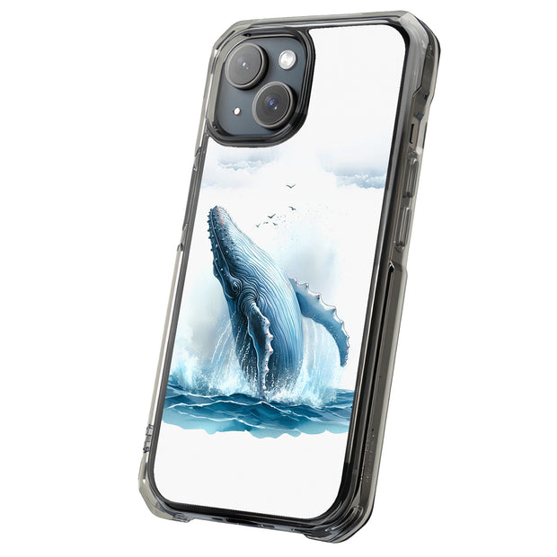 Humpback Whale2 Tough Cases For Apple iPhone (17, 16, 15, 14, 13, 12, 11, X, SE, 8, 7/ Air, Plus, Pro, Max, Mini, XR, XS), Print in USA