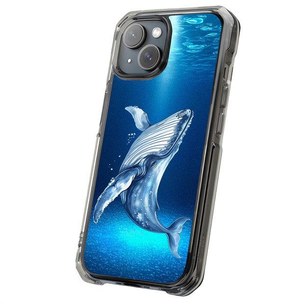 Humpback Whale4 Tough Cases For Apple iPhone (17, 16, 15, 14, 13, 12, 11, X, SE, 8, 7/ Air, Plus, Pro, Max, Mini, XR, XS), Print in USA